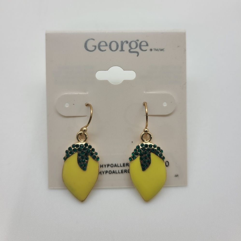 Lemon Drop George Earrings